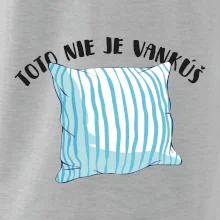 Toto nie je vankúš - modrý