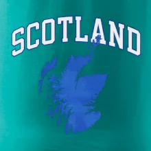 Scotland nápis s mapou Scotland nápis s mapou