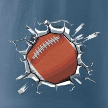 Americký futbal lopta v triku
