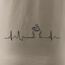 EKG zamilovaný pár EKG zamilovaný pár