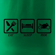 Eat sleep ride - cesta