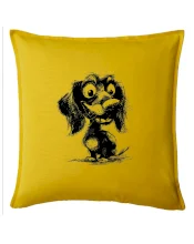 Čiernobiela karikatúra jazvečík