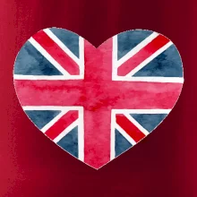 Britské srdce maľované
