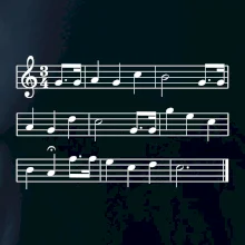 Veľa šťastia zdravia - noty