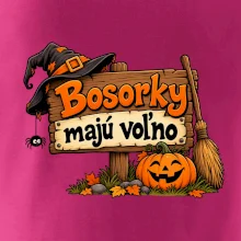 Bosorky majú voľno - tabuľa s tekvicou