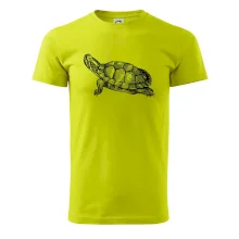 Ceruzkou kreslená korytnačka