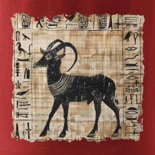 Egyptské hieroglyfy koza