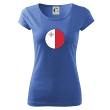 Vlajka Malta okrúhla veľká