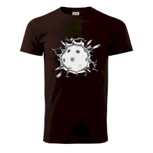 Florbal lopta v triku Florbal lopta v triku