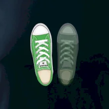 Párové topánky - zelené Párové topánky - zelené