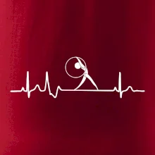 EKG moderná gymnastika obruč