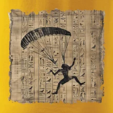 Egyptské hieroglyfy paraglide