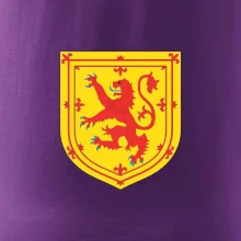 Škótsky lev na hrudi