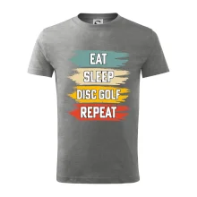 Disc Golf eat sleep barevné