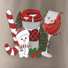 Vianoce, víno a snehuliak