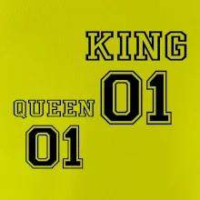 King - Queen - 01 dres (čiernobiela)