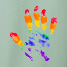 LGBT hand print
