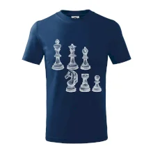 Šachové figúrky kreslené