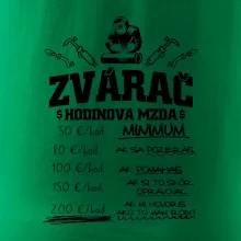 Hodinová mzda zvárač Hodinová mzda zvárač