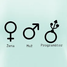 Muž žena programátor