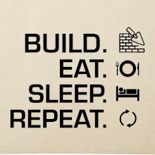 Build eat sleep repeat - tehly
