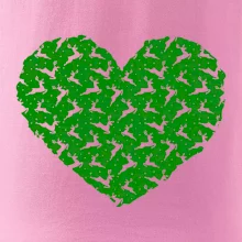 Vianočné jelene v srdci