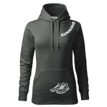 Running nápis šikmo