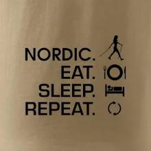 Nordic walking eat sleep