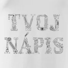 Steampunk vlastný nápis