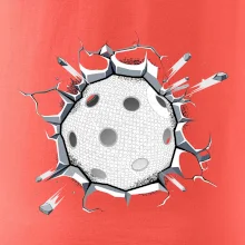 Florbal lopta v triku Florbal lopta v triku