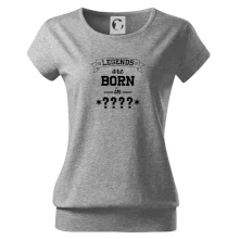 Legends are born in (Tvoj mesiac narodenia)