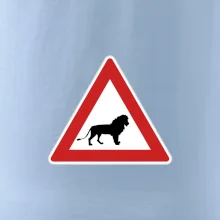 Dopravná značka - Pozor lev