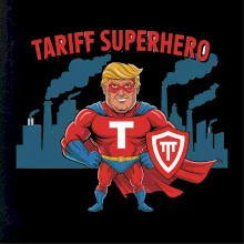 Tariff Superhero Trump