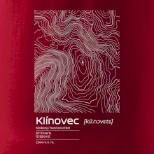 Klínovec - vrstevnice v obdĺžniku