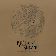 Králický Sněžník - vrstevnice v kruhu