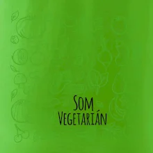 Som vegetarián - zelenina vo štvorci