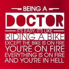 Being a doctor - bike
