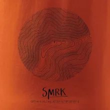 Smrk - vrstevnice v kruhu