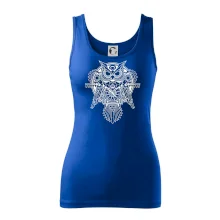 Steampunk sova čiernobiela