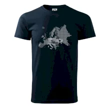 Mapa Európy - srdce v Ukrajine Mapa Európy - srdce v Ukrajine
