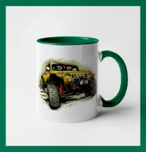 Žltý offroad s navijakom Žltý offroad s navijakom