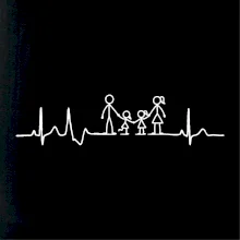 EKG rodina a dve dievčatá