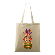 Mayová maska s perím