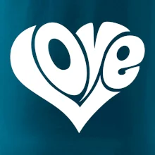 Love nápis jednoduchý