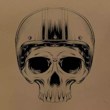 Motorkár lebka s guľatou hlavou