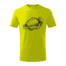 Rukavice kreslené na šírku