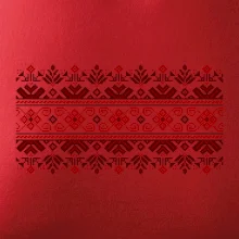 Ukrajinský vzor - červený