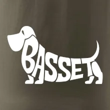 Basset nápis v tele