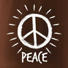 Peace symbol čiernobiely