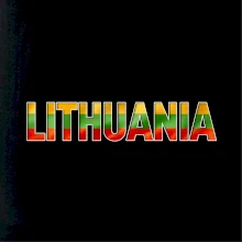 Lithuania - nápis vlajka